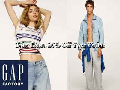 Gap Take Extra 20% Off Your Order with Coupon