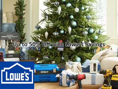 Lowe's Up To 50% with Lowe's Savings